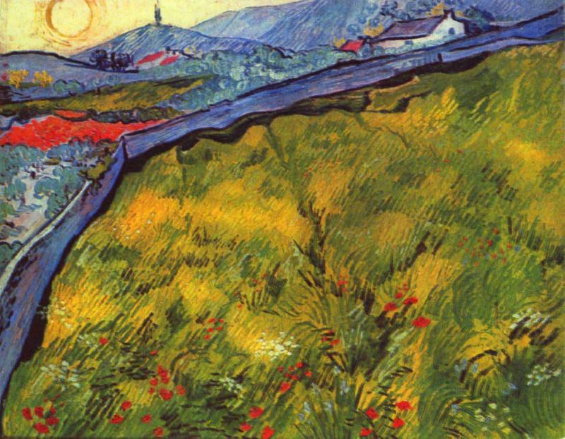 Vincent Van Gogh The Wheat Field china oil painting image